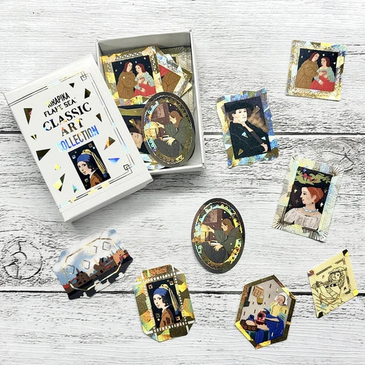 Shinzi Katoh Kirapika Flake Seal - Classic Art Collection - Rembrandt & Vermeer