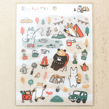Cozyca x Masao Takahata - Sticker Sheet - Fun Camping