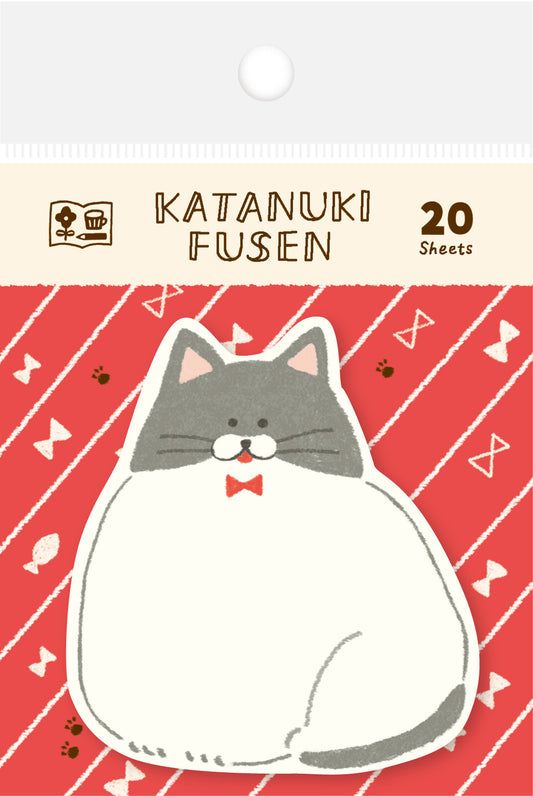 Furukawashiko Die-Cut Sticky Notes - Watashi-Biyori Fusen - Cat