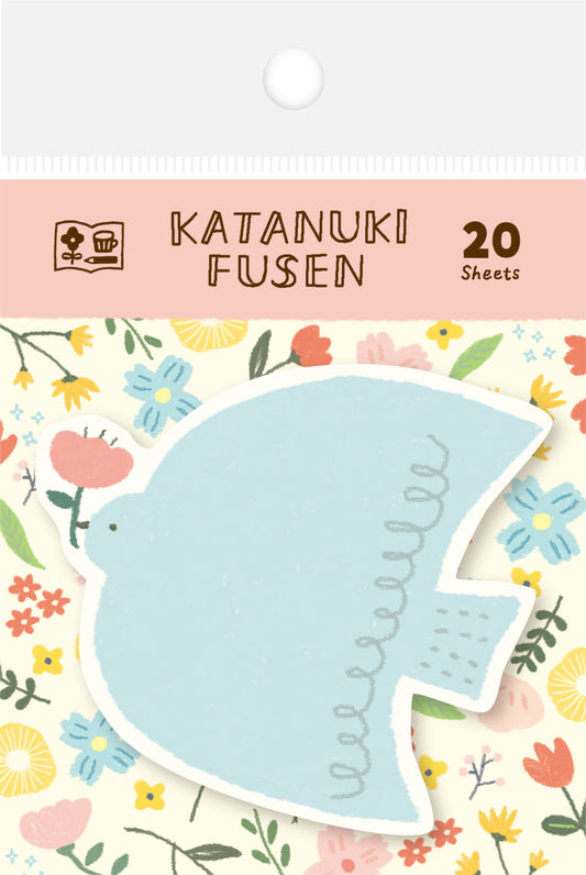 Furukawashiko Die-Cut Sticky Notes - Watashi-Biyori Fusen - Little Bird