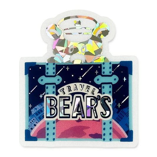 ob1toy x Rokkaku Die-Cut Clear Card - Galaxy Tours