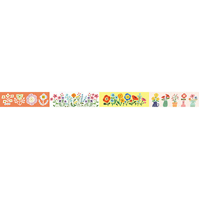 Furukawa Shiko Watashi-biyori Washi Tape - Garden