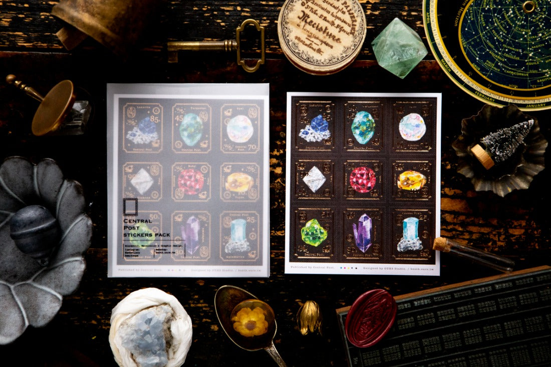 OURS x Hank - Stamp Sticker Sheet - Gem