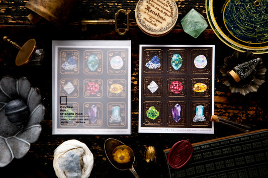 OURS x Hank - Stamp Sticker Sheet - Gem