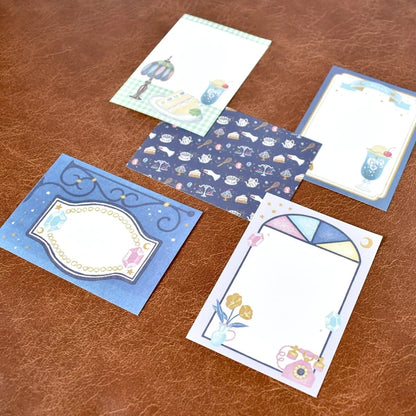 Papier Platz x A La Carudou - Otegaru Memo Pad - Gemstone Cafe