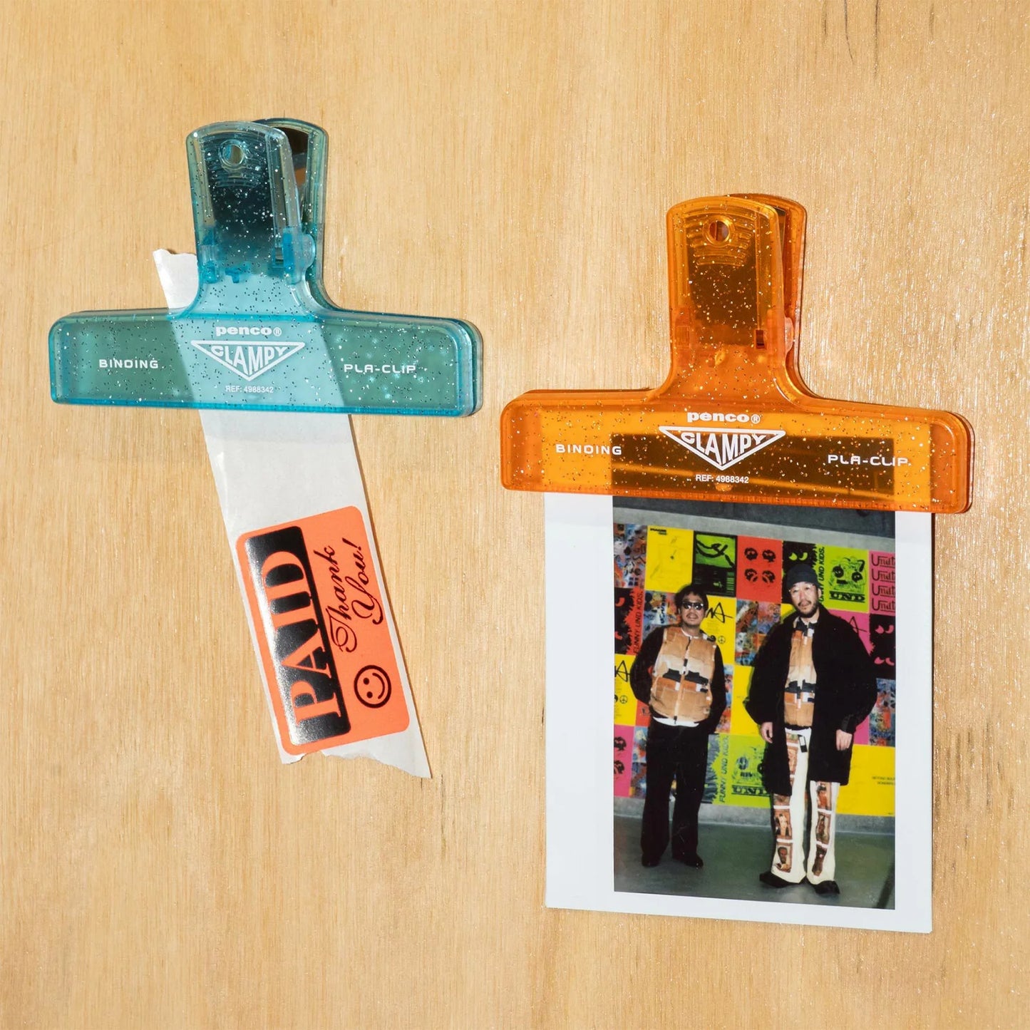 Penco Glitter Plastic Clip