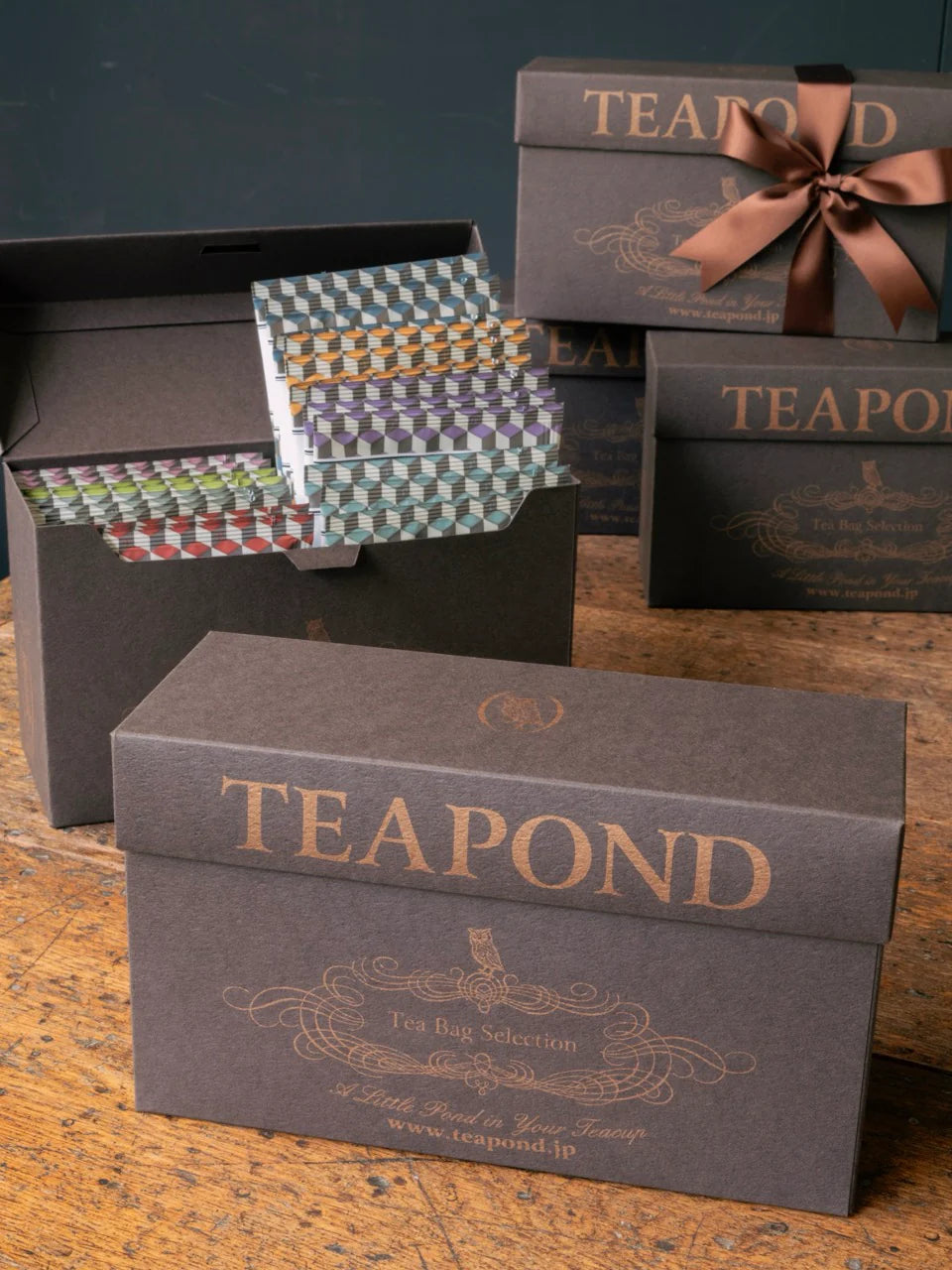 TEAPOND Assorted Tea Bag Box Set