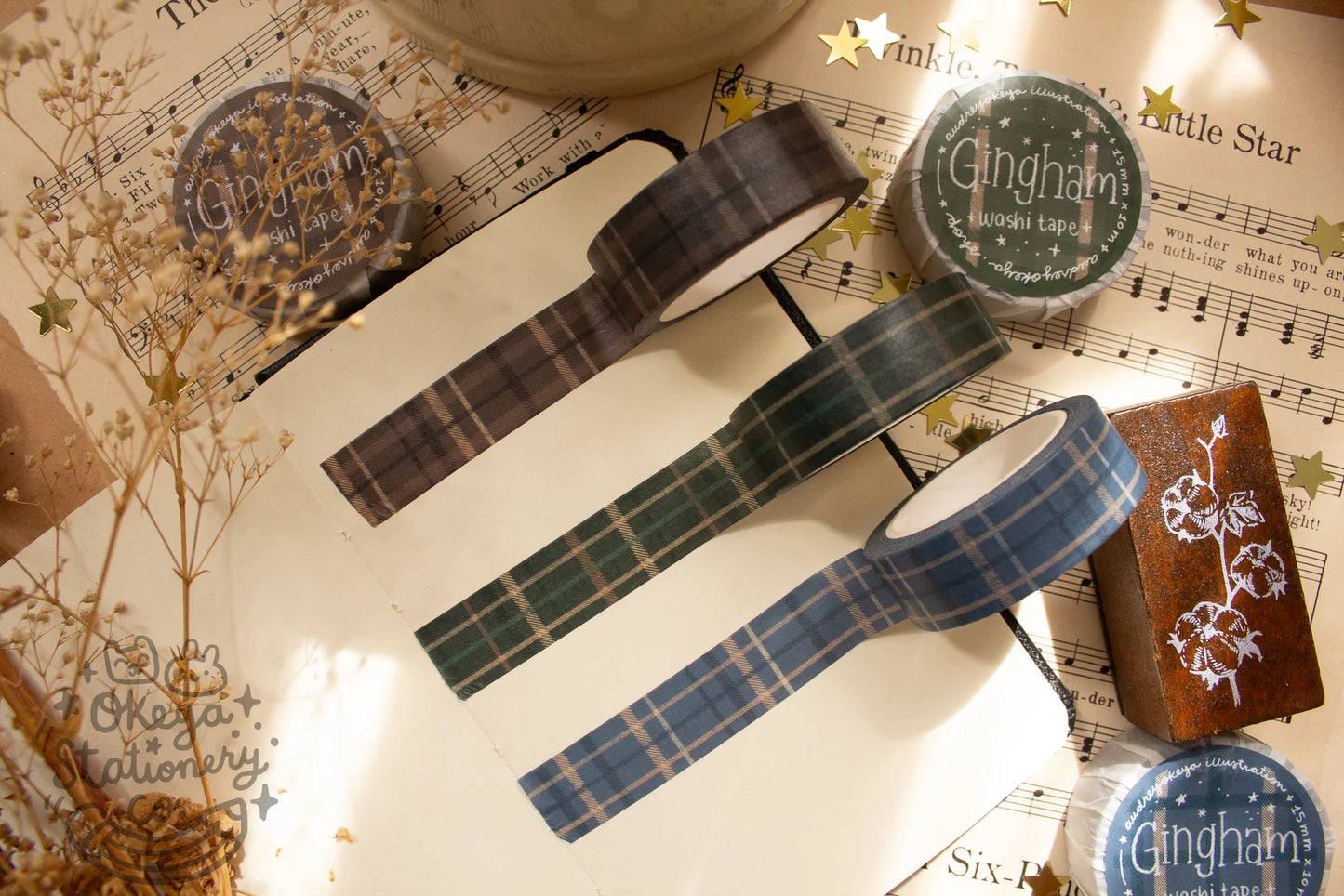Okeya Stationery Co. - Gingham Washi Tape