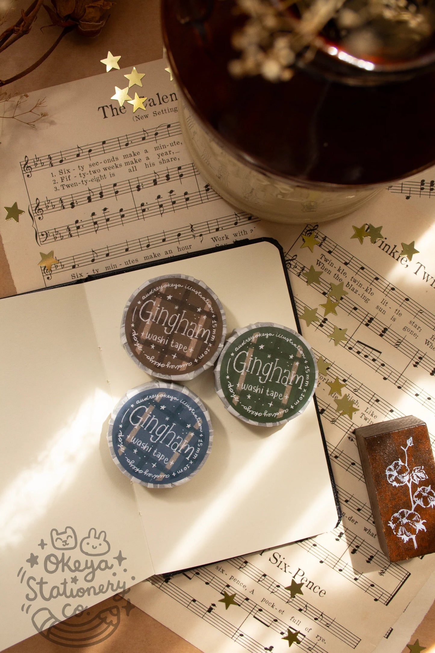Okeya Stationery Co. - Gingham Washi Tape