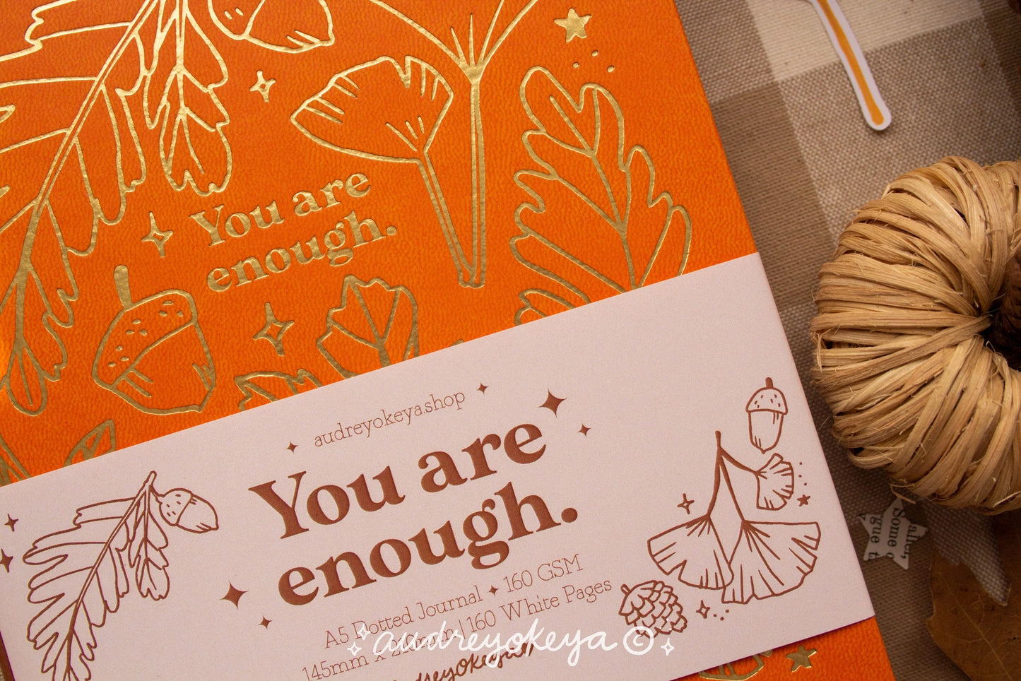 Okeya Stationery Co. - You are Enough Autumnal Journals