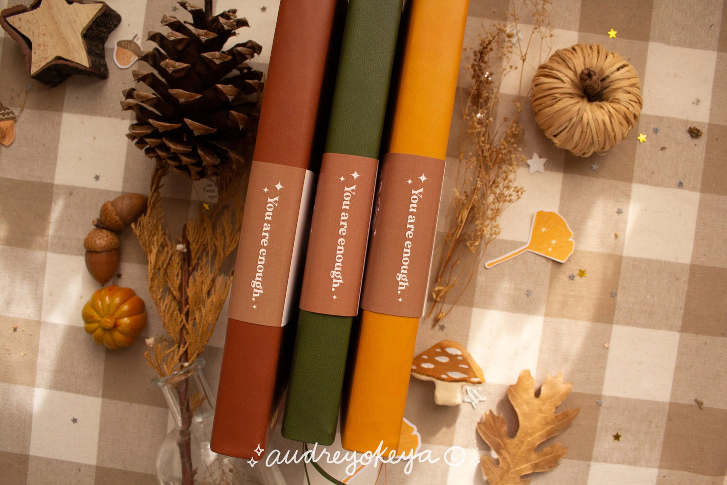 Okeya Stationery Co. - You are Enough Autumnal Journals
