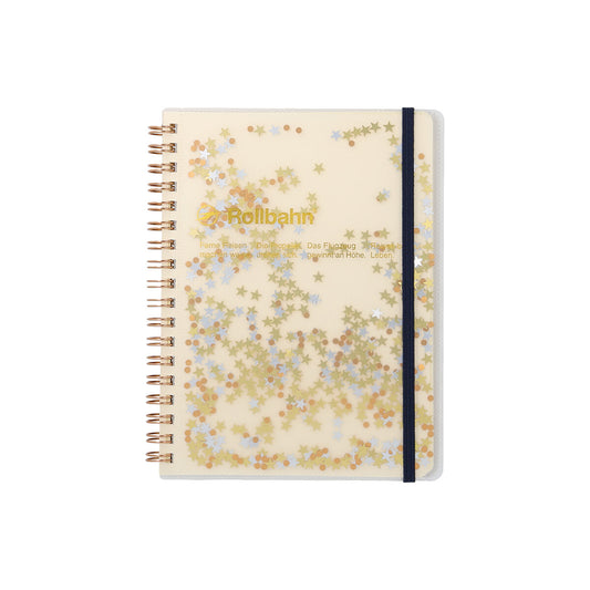 Delfonics Rollbahn - Spiral Notebook - Special Edition - Glitter Cream