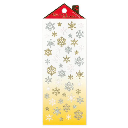 Mind Wave Sticker Sheet - Winter Selection - Glitter Crystal Shine