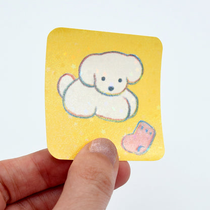Natsumi Teraoka - Glitter Sticker Set - Dog