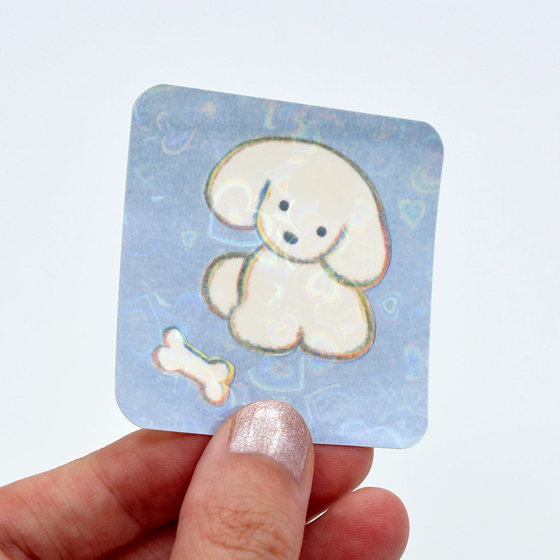 Natsumi Teraoka - Glitter Sticker Set - Dog