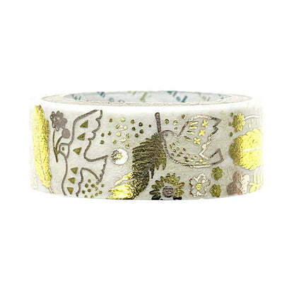 Shinzi Katoh Washi Tape - Hoshiakari - Golden Feather
