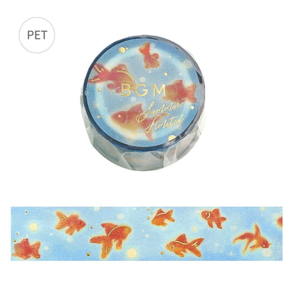 BGM Washi Tape - 2026 Summer Limited - Goldfish Fluctuation