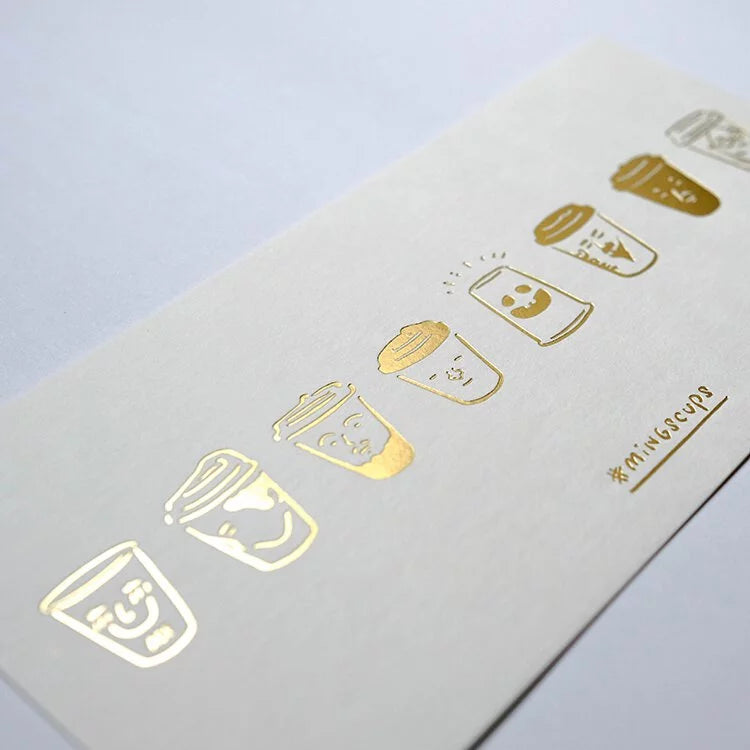 WHOSMiNG Postcard - Gold Mingscups