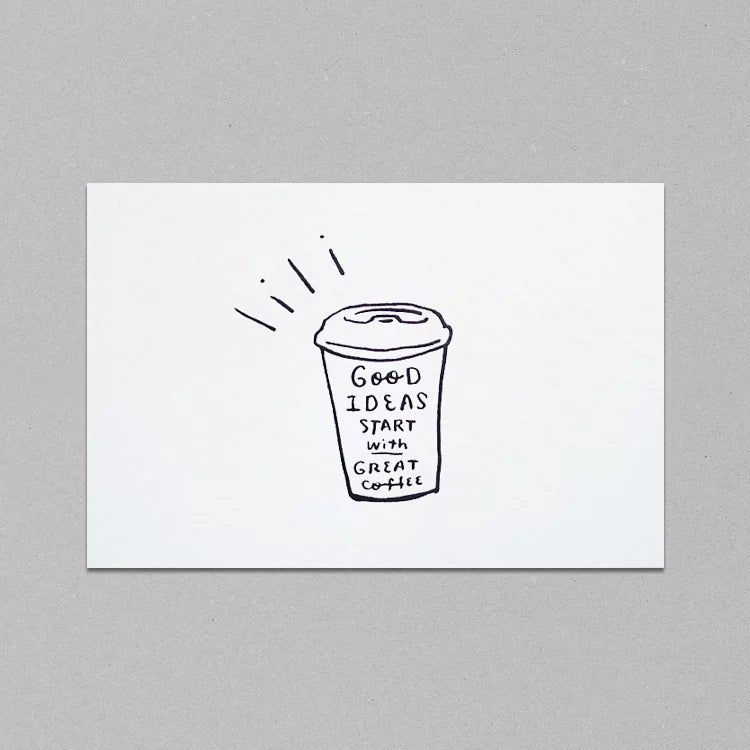 WHOSMiNG Postcard - Good Coffee
