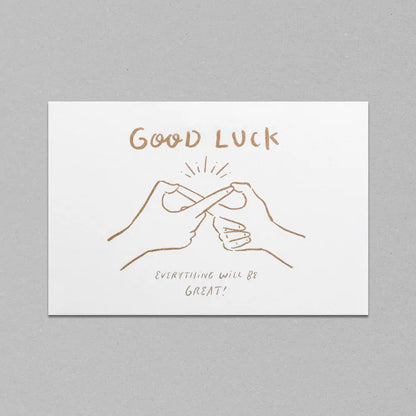 WHOSMiNG Postcard - Good Luck