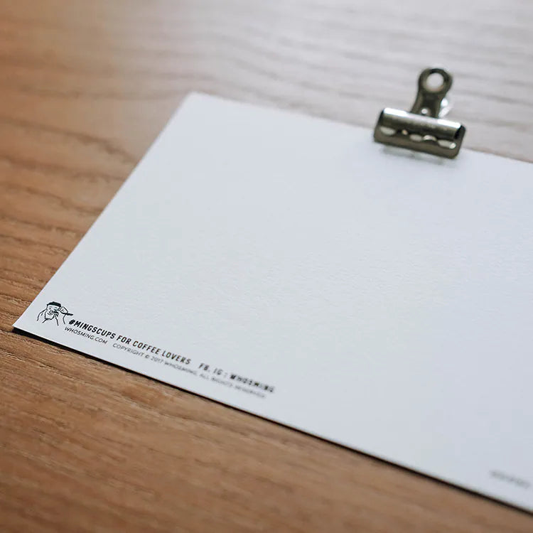 WHOSMiNG Postcard - Good Luck