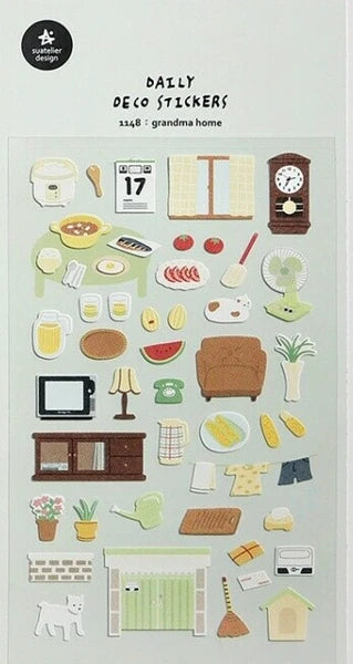 Suatelier Daily Deco Stickers - No.1148 | Grandma Home