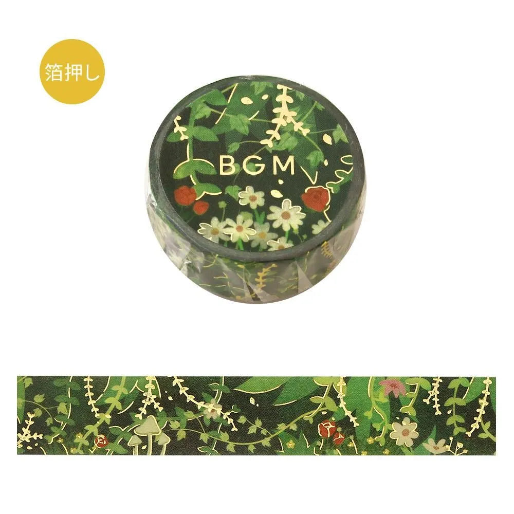 BGM Foil Washi Tape - Life Series - Green Path