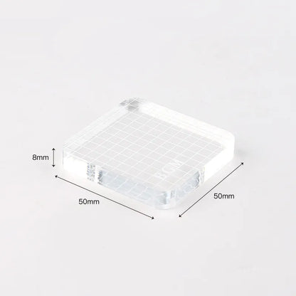 BGM Acrylic Stamp Block - Grid Small