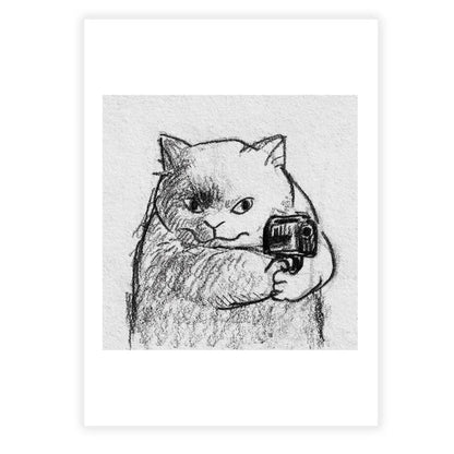 Dawning Crow - Postcard - Gun Kitty