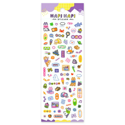 Mind Wave HAPI HAPI Sticker Sheet - Cat