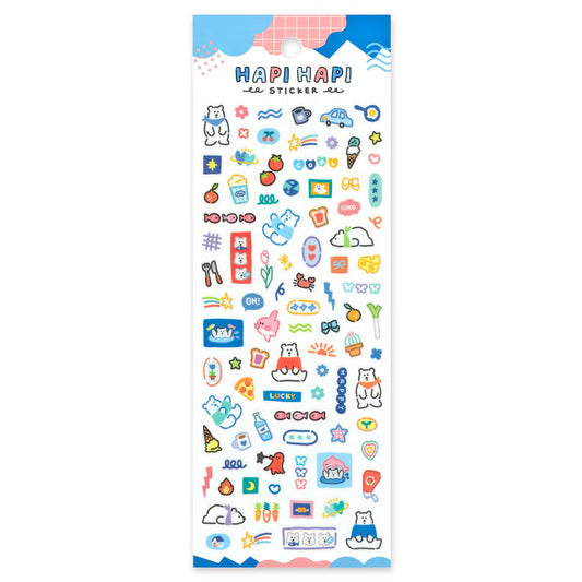 Mind Wave HAPI HAPI Sticker Sheet - Polar Bear