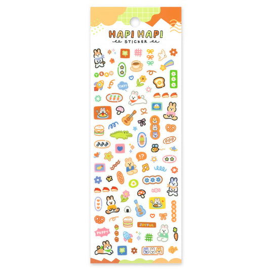 Mind Wave HAPI HAPI Sticker Sheet - Rabbit