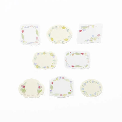 Bande Writable Sticker Roll - Happy Flowers