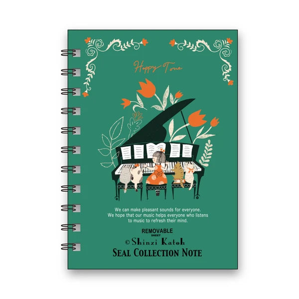 Shinzi Katoh Sticker Notebook - Happy Tone