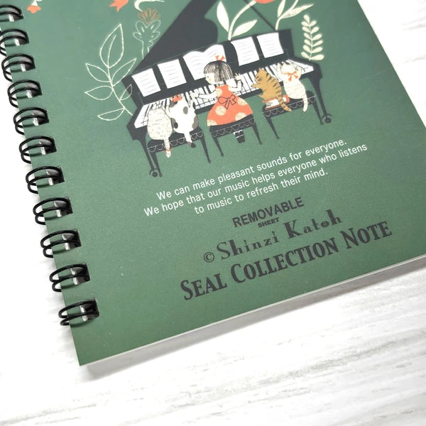 Shinzi Katoh Sticker Notebook - Happy Tone