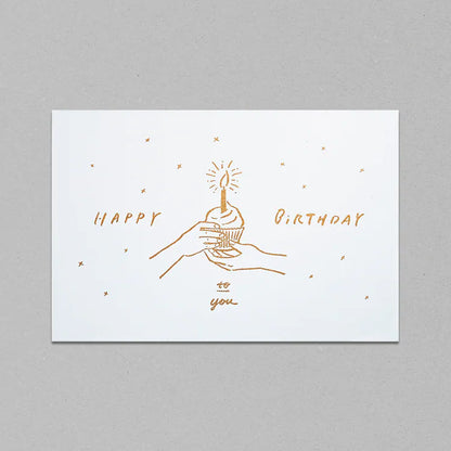 WHOSMiNG Postcard - Happy Birthday