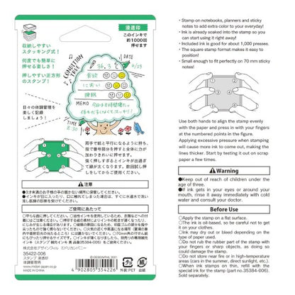 Midori Paintable Stamp - Pre-Inked - Health Management