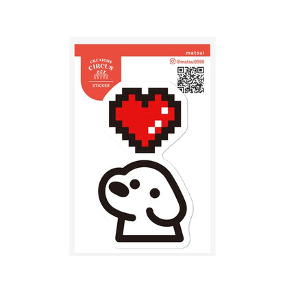 Frontier - Creators Circus Sticker - Heart