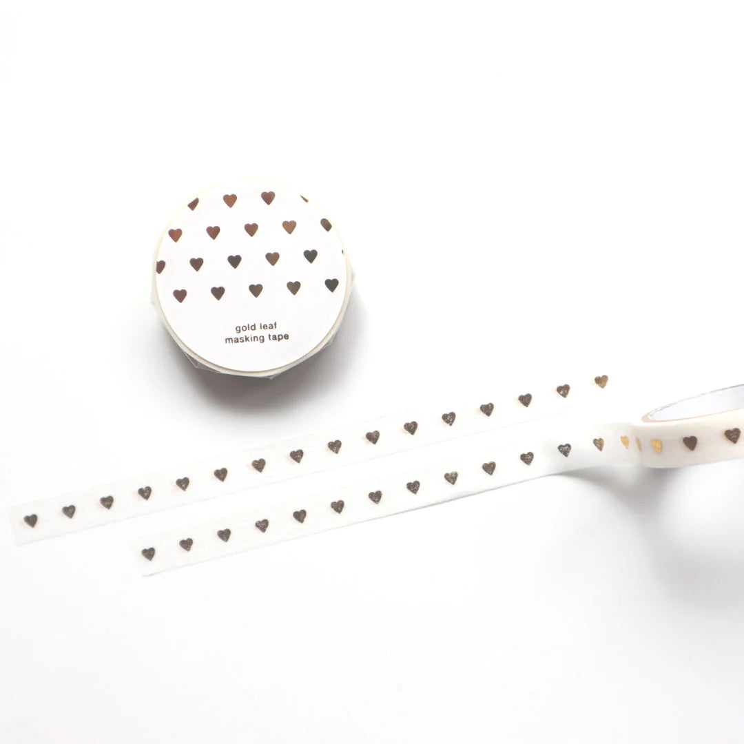 forme. - Foil Washi Tape - Heart
