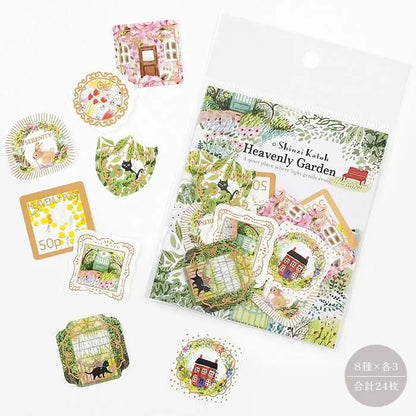 Shinzi Katoh Kirapika Flake Stickers - Heavenly Garden