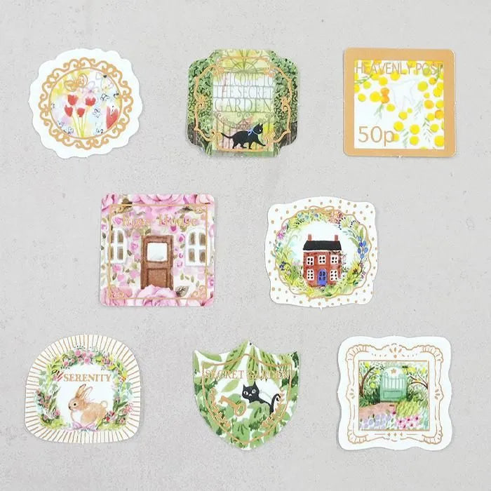 Shinzi Katoh Kirapika Flake Stickers - Heavenly Garden
