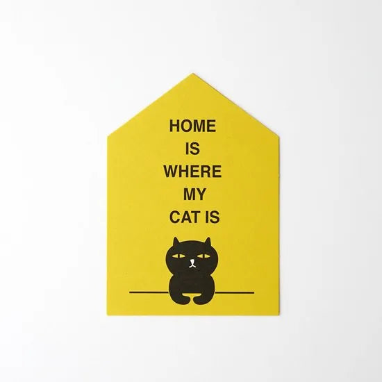 superB studio - Postcard - Home is Where My Cat is