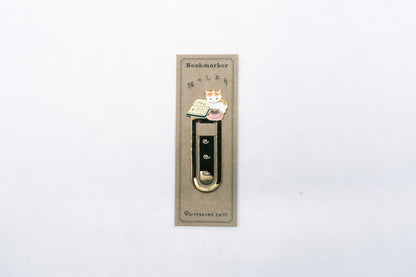 Pottering Cat Bookmark - Hot Cocoa
