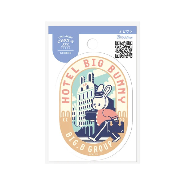 Frontier - Creators Circus Sticker - Hotel Big Bunny