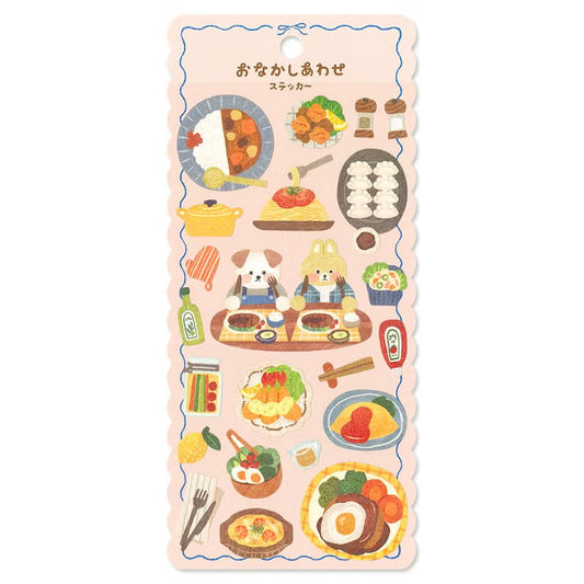 Mind Wave Happy Tummy Sticker Sheet - Hungry Dinner