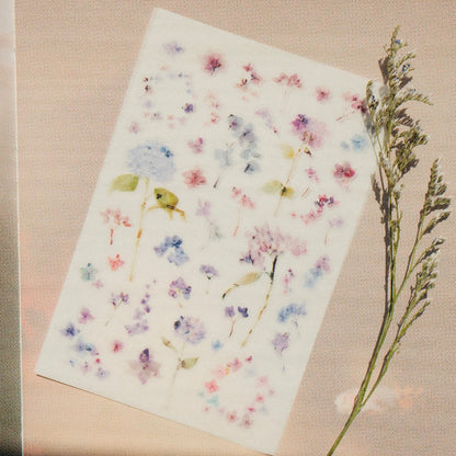 mikan manta - Sticker Sheet - Hydrangea