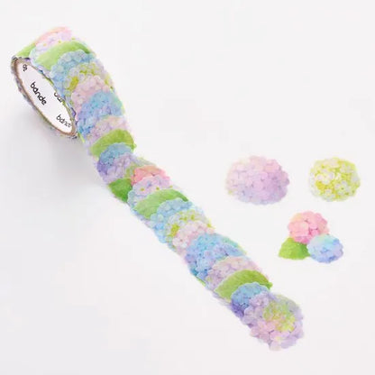 Bande Washi Tape Sticker Roll - Hydrangea