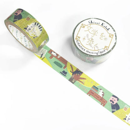 Shinzi Katoh Washi Tape - Natsume Soseki 2 - I Am A Cat