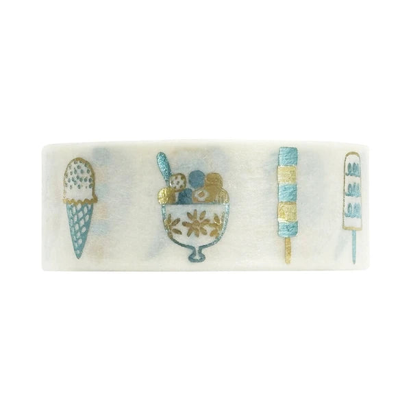 Shinzi Katoh Washi Tape - Hoshiakari - Ice Cream