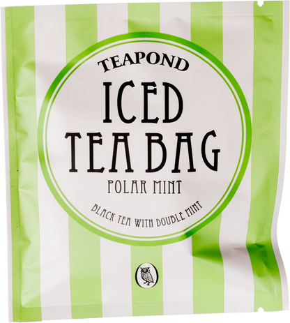 TEAPOND Iced Tea Bags with Mini Tote - Assorted Set of 8